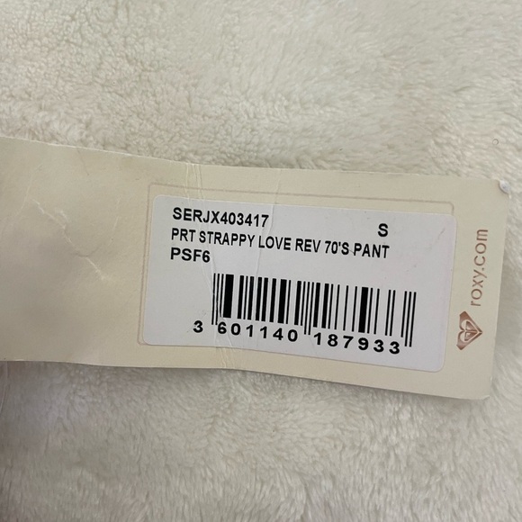 Roxy Women's Reversible Pink and Purple Patterned Bikini Bottom - Picture 3 of 8